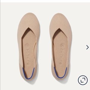 Rothy’s size 7 The Flat in flax birdseye - gently used and washed